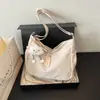 Bolso Transversal Cross-border Ins para Mujer 2024 Nuevo Bolso Tote de Moda Estudiantes Universitarios Clase Gran Capacidad Bolso de Hombro