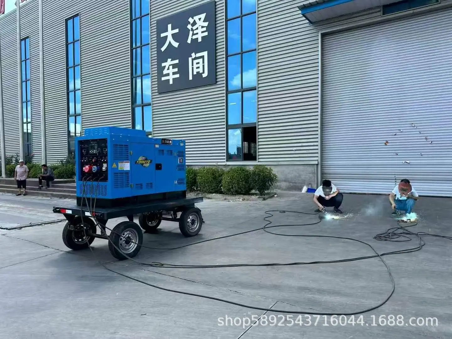 大泽动力柴油机发电电焊机多功能