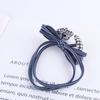 Nueva liga para el cabello de múltiples anillos, hebilla de tela escocesa, banda elástica de goma, alta elasticidad, personalidad fresca, para adultos y niños, adorno para la cabeza que combina con todo