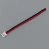 Cable Conector Macho-Hembra Personalizado de 1.25, Cable Conector Macho-Hembra de Paso de 1.25mm, Cable Terminal Negro y Rojo Mx1.25