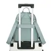 Mochila de Tecido Oxford de Nylon, Mochila Pequena, Bolsa Escolar de Lona Moda Versátil para Mulheres, Bolsa de Mãe, Mochila Leve