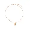 Moda Transfronteriza Gama Alta Retro Lujo Ligero Collar Colgante Cuadrado con Cuentas para Mujer Estilo Nicho Simple para el Trabajo Estilo Popular