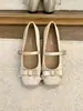 Bailarinas Francesas Chuyuji para Mujer 2026 Nuevo Modelo Lazada Aumento Interno de Altura Zapatos de Hada para Combinar con Vestidos Zapatos Mary Jane