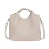 Bolsa Tejida de Gran Capacidad para Comercio Exterior para Mujer 2026 Nuevo Estilo de Nicho de Gama Alta Tipo Cubo para el Trabajo Casual Bolso Cruzado de Moda