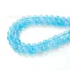 Calcedônia Azul Aquamarina Contas Soltas Calcedônia Azul Contas Redondas Feitas à Mão com Contas Acessórios para Pulseira Colar DIY