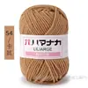 4 Ovillos de Hilo de Algodón Leche de Grosor Medio Hilo para Bebé Kit de Materiales para Tejer Crochet Hecho a Mano DIY Ramo de Muñeca