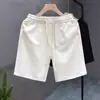Shorts de Céu Estrelado de Alta Qualidade para Homens, Verão 2026 Nova Marca Tendência Cor Sólida Solto Casual Shorts de Cinco Pontos para Homens