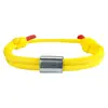 Pulsera Deportiva de Acero Inoxidable Tallado Estilo Europeo y Americano para Hombres, Fitness, Natación, Pulsera Trenzada de Cuerda de Paracaídas, Pulsera Sencilla, Venta al por Mayor