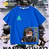Delta Game Action Weilong Roupa Periférica Camiseta de Manga Curta Infantil Verão Unissex Camiseta Básica de Estudante Top