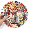 50 Piezas de Pegatinas de Tendencia Retro Americana, Creativas y Geniales para Cascos de Graffiti, Fundas de Teléfono para Coche, Tazas de Té con Leche, Pegatinas Guka