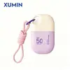Frasco de Protetor Solar Estilo Cordão Xumin Personalizado 40ml, Frasco de Creme de Isolamento, Frasco Tubo Macio de PE, Frasco de Limpador Facial, Vazio