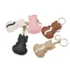 Colgante de bolsa de gatito de dibujos animados, colgante creativo para llavero de coche, pegatina para funda de teléfono de gatito, decoración de correa de muñeca