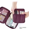 Bolsa de cosméticos de algodón lavable de segunda generación para el hogar, bolsa de almacenamiento de viaje, nueva bolsa de lavado de doble capa, bolsa para avión, éxitos de Taobao