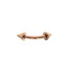 Clavo cónico para ceja de acero inoxidable en stock al por mayor 14G 16G 6/8mm de barra clavo para ceja de comercio exterior piercing de comercio exterior