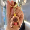 Adorable Capibala Capibara Llavero Explosivo Colgante para Mochila Escolar Regalo para Estudiante Colgante para Llaves del Coche Muñeco