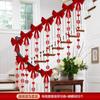 Pegatinas Decorativas para Pared de Escaleras con Palabras Felices para Pared de Fondo de Habitación de Boda, Decoraciones de Boda para los Novios, Pegatinas de Palabras Felices en Tira Larga para Escaleras