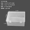 Caja de Plástico Rectangular Grande de PP Transparente Caja Vacía Caja de Almacenamiento para Joyería Juguetes Snacks Caja de Exhibición de Muestras de Frijoles