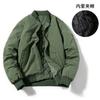 Chaqueta Aviador Verde Militar para Hombre y Mujer Ropa de Trabajo de Primavera y Otoño Traje de Béisbol Marca de Moda Americana Chaqueta de Herramientas con Logo Bordado Estampado