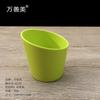 Melamina color diagonal tazón chafing dish tazón pequeño cubo para alimentos tazón para salsa tazón de plástico comercial autoservicio verduras verdes lechuga cubo
