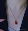 Colar de Cabaça de Alta Qualidade Estilo Vintage 2025 Tendência Versátil Moda de Luxo Leve Design Exquisito Corrente para Clavícula