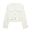 Venta al por mayor transfronteriza Amazon otoño e invierno nueva ropa de mujer estilo Chanel moda decoración de botones chaqueta de traje corta B88646