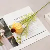 Flor de Crisântemo de Seda de Cabeça Única Estilo Floresta Flor Artificial Adereço para Fotografia de Piquenique Arranjo Floral de Mesa para Sala de Estar Decoração de Celebridade da Internet Flor Artificial