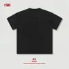 Camiseta Casual para Hombre de Algodón Puro con Mangas Raglán 260g Marca de Moda Urbana Retro Americana Lavada y Desgastada Manga Corta