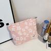 Bolsa de almacenamiento, Bolsa grande de flor de ciruelo para cuidado de la piel y maquillaje, Neceser portátil, Billetera para monedas, Bolso de mamá, Bolso de mano