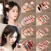 Pinzas para el Cabello de Venta Caliente para Otoño e Invierno para Mujeres, Pinzas Laterales Color Melard, Lindos Pinzas Cartoon Bb, Pinzas de Pato, Pinzas para Flequillo y Pinzas para el Cabello para Mechones Sueltos