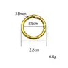 Anillo de resorte de aleación de zinc al por mayor llavero herrajes para equipaje bolso accesorios metálicos hebilla de resorte anillo de apertura transfronterizo