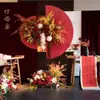 Ventoinha Dobrável para Artesanato Decoração para Fotografia, Decoração de Casamento, Adereços para Vitrine, Origami, Vermelho, Primeiro Aniversário, Arranjo de Noivado, Estilo Decorativo