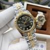 Reloj Serie Laojia Datejust con Esfera de Diamantes Romanos, Reloj Sumergible Luminoso Mecánico Totalmente Automático, Pulsera de Acero Inoxidable