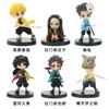 Adornos para Decoración de Pastel Temático de Demon Slayer Celebridad de Internet Niños Niños Cumpleaños Disfrazarse Horneado Tarjeta Plug-In