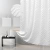 Cortinas de Chuveiro Impermeáveis com Recortes Estilo Boêmio Selecionadas Cuidadosamente, Cortinas de Chuveiro Espessas de Cor Sólida para Banheiro de Hotel, Atacado de Fabricantes