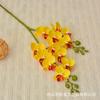 Nova flor artificial mini dois bifurcados Phalaenopsis criativo DIY suprimentos decoração fábrica fornecimento direto artificial planta verde flores falsas