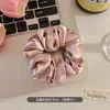 Elástico de Cabelo Coque de Cetim com Strass Extra Grande para Mulheres, Corda de Cabelo Fashion Elegante de Alta Qualidade, Acessório de Cabelo Estilo Preguiçoso