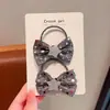 Pinzas para el Cabello de Niña de Lentejuelas Plateadas de Alta Gama Estilo Coreano, Pasadores de Moño, Pinzas de Corona para Niñas Pequeñas, Accesorios para el Cabello, Juego de Dos