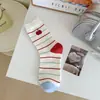 Calcetines de cachorrito lindos de dibujos animados para mujer, estilo fino de verano, adecuados para combinar con zapatos Birkenstock, calcetines de media pantorrilla estilo universitario, calcetines holgados estilo coreano