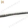 Tira de dibujo de semicírculo tridimensional de pedrería al por mayor accesorios para joyería DIY diamante de cristal equipaje ropa cordón decorativo para zapatos accesorios de taladrado en caliente