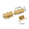 Artesanato de Galvanoplastia de Ouro 18K em Aço Inoxidável Moda Personalizada Estilo Europeu e Americano Feito à Mão DIY Colar Pulseira Acessórios de Joalheria Lote
