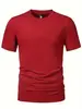 Camiseta 220g Algodão Puro Alta Qualidade, Estilo Liso Cor Sólida, Fornecimento de Fábrica, Dropshipping de Peça Única, Camiseta de Manga Curta Tamanho Europeu Transfronteiriça