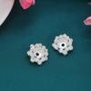 Aleación electroforesis alta retención de color soporte individual para colgar flor de margarita horquilla hecha a mano paso accesorios para horquilla corazón de flor