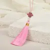 7cm pequeño nudo chino borla borla funda de teléfono móvil colgante marcapáginas colgante colgante accesorios de borla precio grande excelente