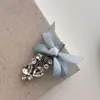 Pinza para el pelo estilo coreano con pedrería súper brillante, lazo de satén, pinza delicada y dulce para flequillo, exclusivamente para ventas transfronterizas