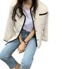 Chaqueta de Estilo Francés Inspirada en Chanel para Mujer, Corte Holgado, Sensación de Alta Gama, Nuevo Top de Moda Coreana Otoño e Invierno 2026 Petite