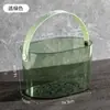 Cesta Transparente, Cesta de Banho, Cesta para Chuveiro de Banheiro, Cesta de Armazenamento para Artigos de Higiene Pessoal para Estudantes de Dormitório