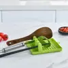 Estante para Espátulas de Hogar Almacenamiento de Cocina Estante de Almacenamiento Multifuncional Soporte de Tapa de Olla de Plástico Suministros de Cocina Estante para Espátulas