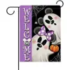 Nova Bandeira de Jardim de Fantasma Halloween Mais Vendida da Amazon Decoração de Feriado Fornecimento Transfronteiriço Decoração Personalizada