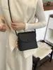 Bolsa feminina texturizada de alta qualidade, nova moda trendy primavera/verão, bolsa quadrada pequena casual de grande capacidade, bolsa transversal feminina atacado