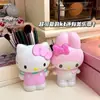 Porta lápices y organizador de brochas de maquillaje muy atractivo, Adorno de escritorio Kitty Mele, Caja de almacenamiento de papelería Sanrio